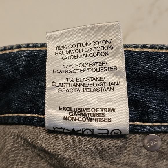 Silver Jeans Co. Aiko High Skinny Jeans W32 Medium Wash Distressed - Picture 11 of 16